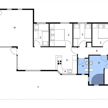Semesterbostad Bv305-blavand-tvaervaenget-5 *